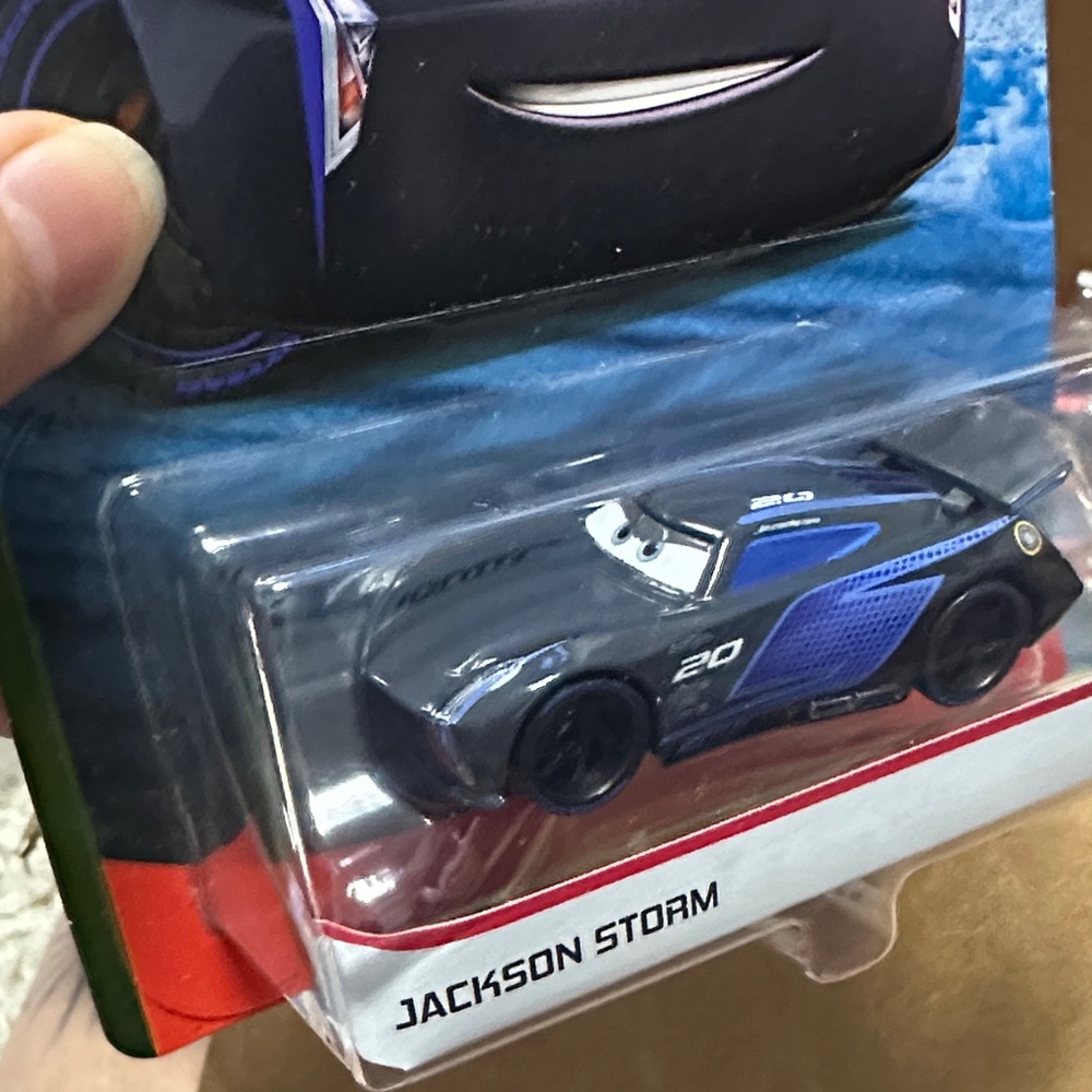 Mattel Cars Jackson Storm Black and Blue Toy Car - Picture 2 of 5
